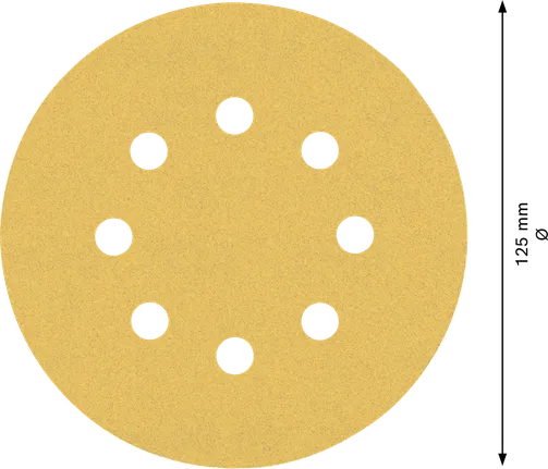 Disco de lixa Bosch EXPERT C470 125 mm 8 furos G120.