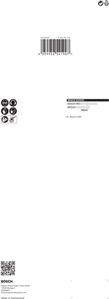 Lixa Bosch EXPERT C470 115 x 280 mm grão 400.