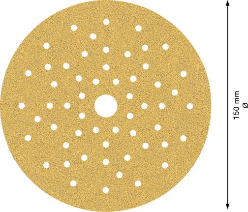 Disco de lixa Bosch EXPERT C470 com multifuros, 150 mm.