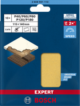 Conjunto de lixas Bosch EXPERT C470 para lixadoras orbitais, 115x140mm.