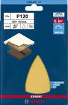 Lixa multiusos Bosch C470 grão 120, 100×150 mm, embalagem de 10 unidades.