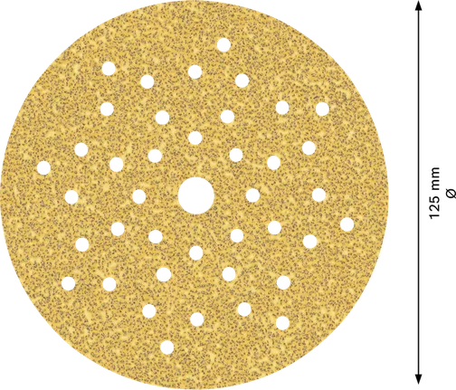 Disco de lixa multi-orifício G40 Bosch EXPERT C470 de 125 mm.