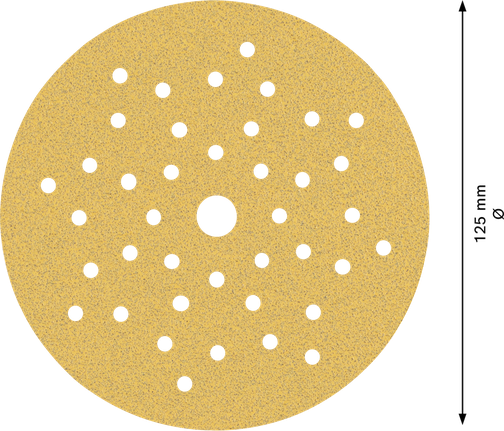 Disco de lixa multi-orifício G80 Bosch EXPERT C470 de 125 mm.