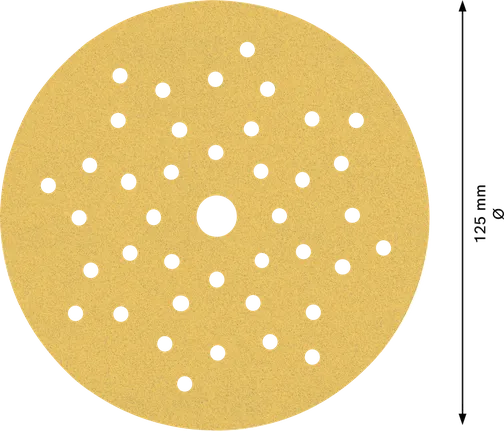 Disco de lixa multi-orifício G120 Bosch EXPERT C470 de 125 mm.