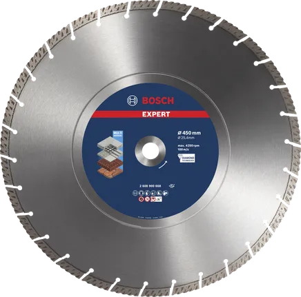 Disco de corte diamantado Bosch EXPERT MultiMaterial 450 mm.