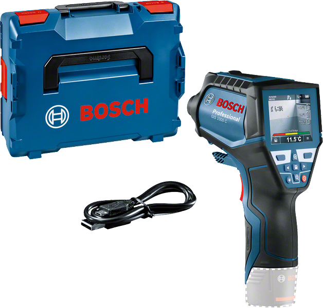 Detetor térmico Bosch GIS 1000 C com mala de transporte.