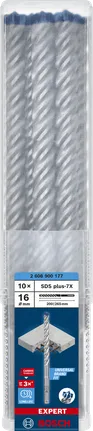 Conjunto de brocas Bosch SDS plus-7X 16×200×265 mm.
