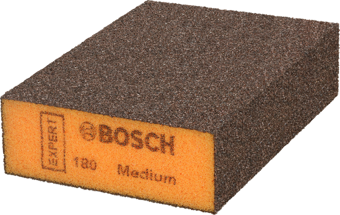 Bloco de lixa padrão Bosch EXPERT S471 de grau médio.