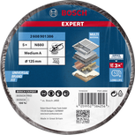 Disco de lixa Bosch EXPERT N880 de 125 mm, de grão médio, para lixadoras.