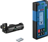 Receptor laser Bosch LR 65 G com suporte de montagem.