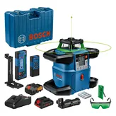 Ferramenta de nivelamento a laser Bosch GRL 650 CHVG com acessórios.