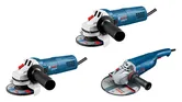 Kit combinado Bosch GWS 22-230 J e 2 GWS 750, rebarbadoras angulares.