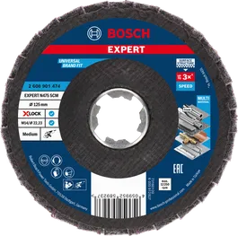 Disco médio Bosch EXPERT N475 SCM X-LOCK de 125 mm.