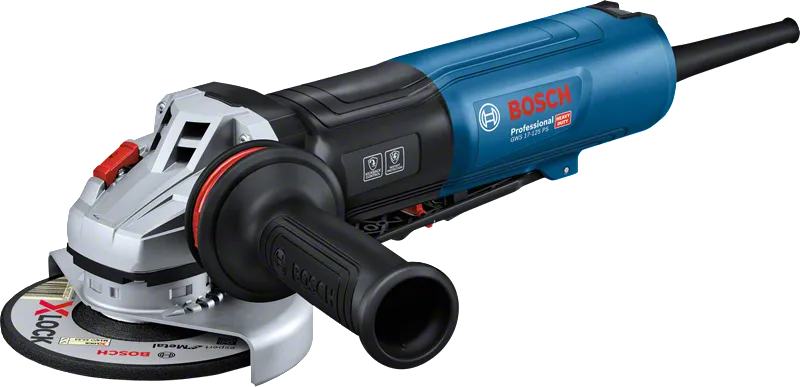 Rebarbadora Bosch GWS 17-125 PS com disco X-LOCK.
