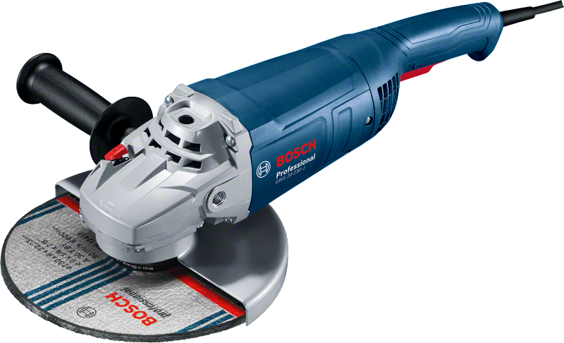 Rebarbadora Bosch GWS 20-230 J com cabo lateral.