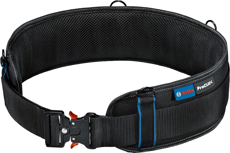 Bosch Belt 93, cinto de ferramentas acolchoado com fivela de aperto rápido.