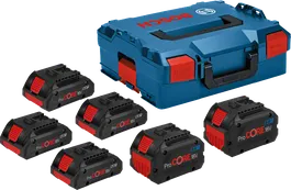 Conjunto de baterias Bosch ProCORE18V com estojo L-Boxx.