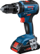 Berbequim combinado sem fio Bosch GSB 18V-55 com motor sem escovas.