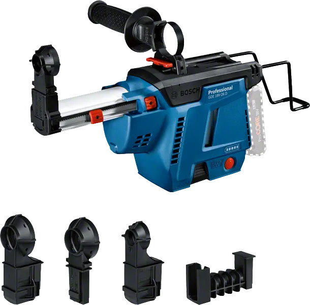 Extrator de pó Bosch GDE 18V-26 D para berbequins.