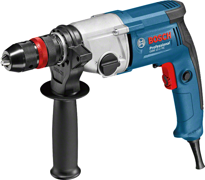 Berbequim Bosch GBM 13-2 RE com cabo lateral.