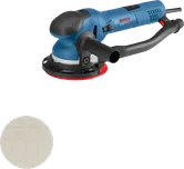 Lixadora orbital Bosch GET 75-150 com extração de pó.