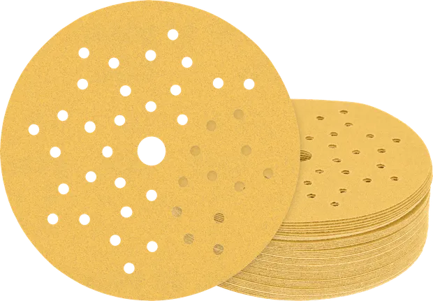 Discos de lixa Bosch Pro U, multifuros para extração de pó.
