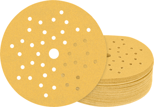 Discos de lixa Bosch Pro U, multifuros para extração de pó.