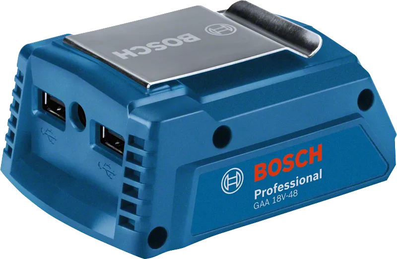 Adaptador USB Bosch GAA 18V-48 para ferramentas sem fios.