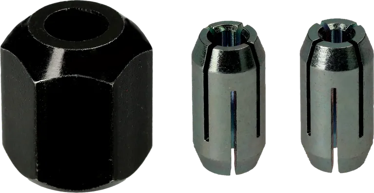 Jogo de pinças Bosch de 3 mm e 6 mm para ferramentas rotativas.