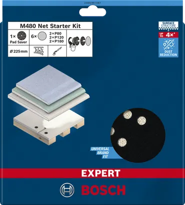 Conjunto de redes de iniciação EXPERT M480