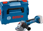 Rebarbadora sem fios Bosch GWS 18V-10 P com estojo.