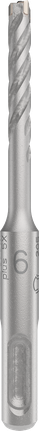 Broca de impacto Bosch PRO SDS plus-5X, 6 mm.