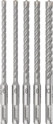 Conjunto de 5 berbequins para martelo Bosch PRO SDS plus-5X.