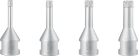 Conjunto de brocas cerâmicas para perfuração a seco Bosch PRO, 4 diâmetros.
