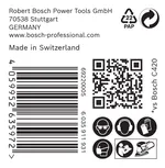 Lixa Bosch EXPERT C470 102x62/93 mm G60, embalagem de 50 unidades.