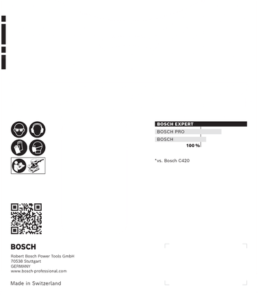 Rede de lixa Bosch EXPERT M480 115 x 107 mm G 120, 10 unid.