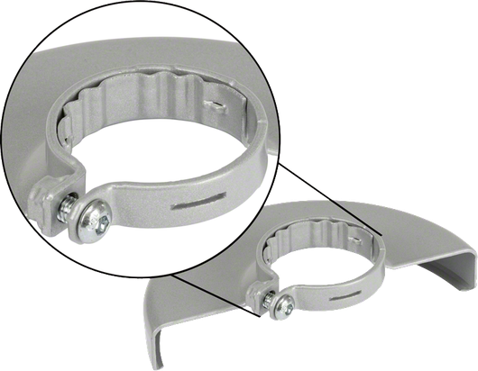 Protetor de segurança Bosch para rebarbadora de 125 mm de diâmetro.