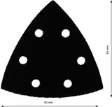 Protetor de almofada Bosch 93x93 mm com furos.