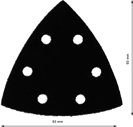 Protetor de almofada Bosch 93x93 mm com furos.