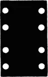 Protetor de almofada Bosch 80x133 mm com furos.