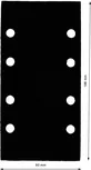 Protetor de almofada Bosch 93x186 mm com furos.