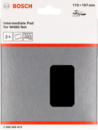 Protetor de disco Bosch 115x107 mm para M480 Net, 2 unid.