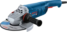 Rebarbadora Bosch GWS 22-230 J com punho lateral.