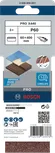 Lixa de cinta Bosch PRO X440 60x400mm, embalagem de 60 unidades.