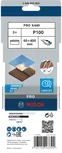 Lixa de cinta Bosch PRO X440 60x400mm G100, embalagem de 3 unidades.