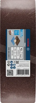 Lixa de correia Bosch PRO X440 75x533mm G100 (embalagem de 100 unidades).
