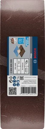 Lixa de cinta Bosch PRO X440 75x533 mm, embalagem de 220 unidades.