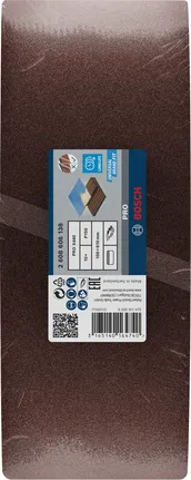Lixa de cinta Bosch PRO X440 100x610mm, embalagem de 150 unidades.