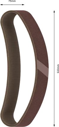 Lixa de cinta Bosch PRO X440, 75x533 mm, grão 120.