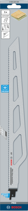 Lâmina de serra de isolamento Bosch PRO S2013AWP 1,5 x 45 x 400 mm.
